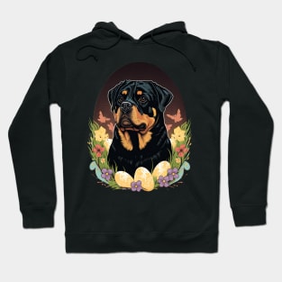 Rottweiler happy easter day Hoodie